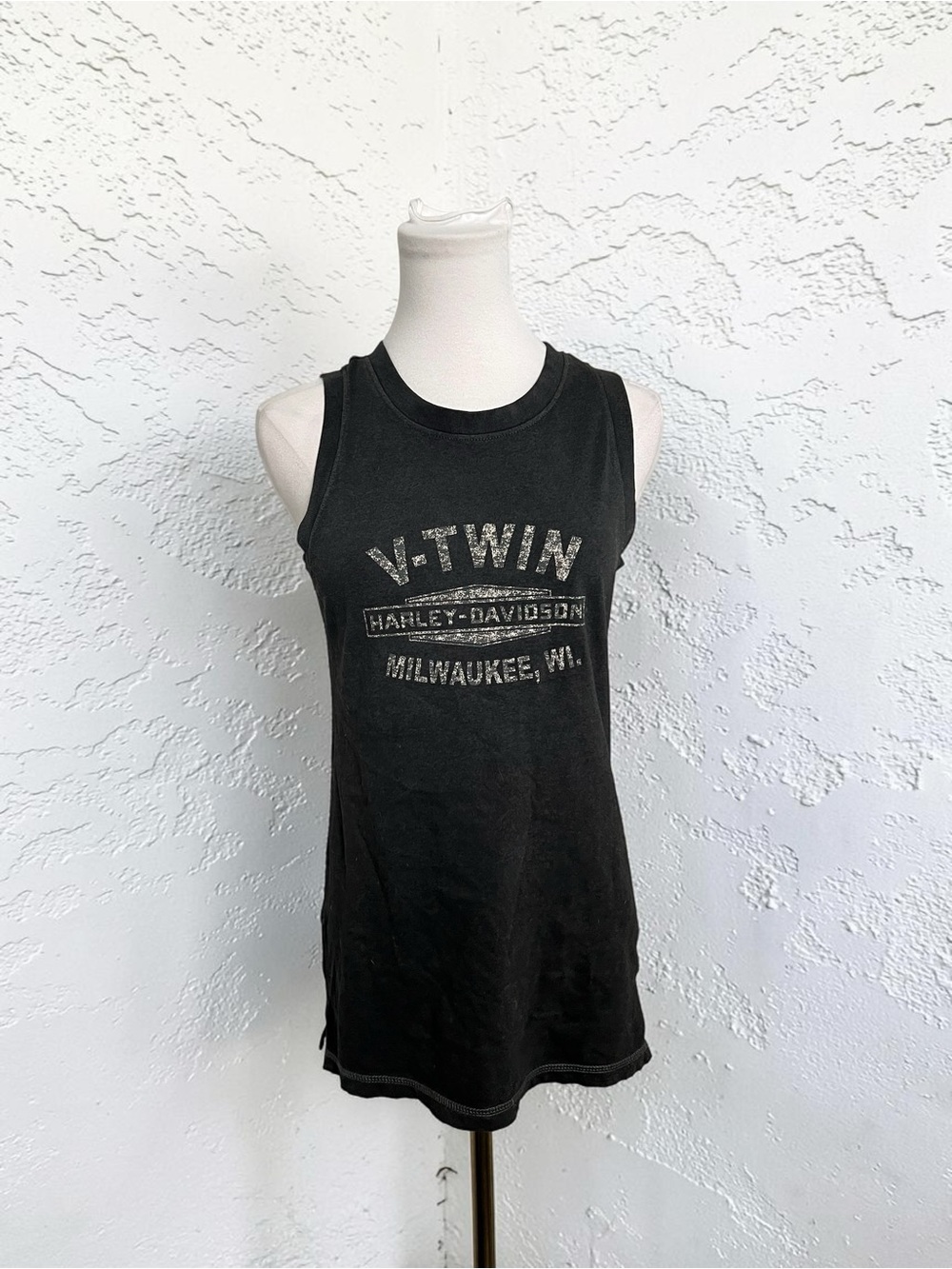 Harley-Davidson Black V-Twin Graphic Sleeveless Tank